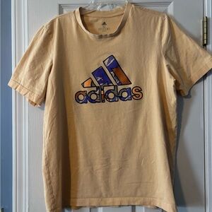 Adidas Light Tan Tee with Graphic